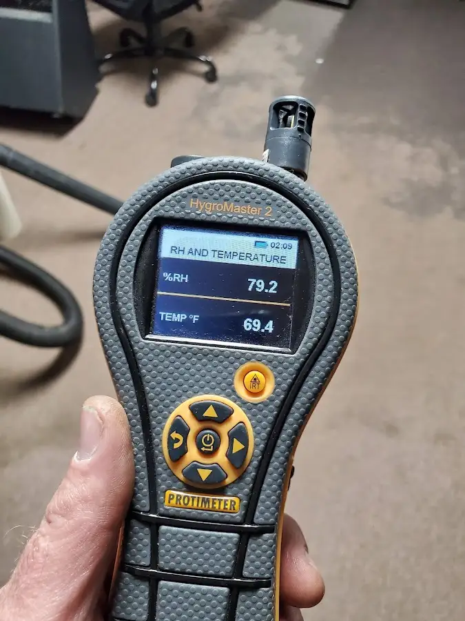 Moisture meter humidity assessment for Fire & Smoke Damage Restoration in Westampton